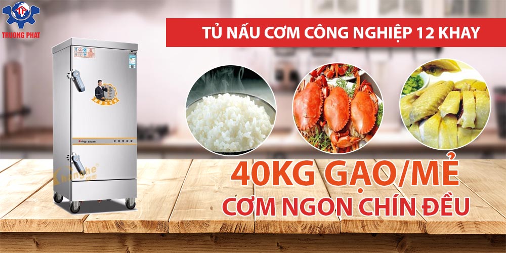 Giá tủ cơm công nghiệp 100kg bao nhiêu tiền? - Bếp Inox Việt Nam