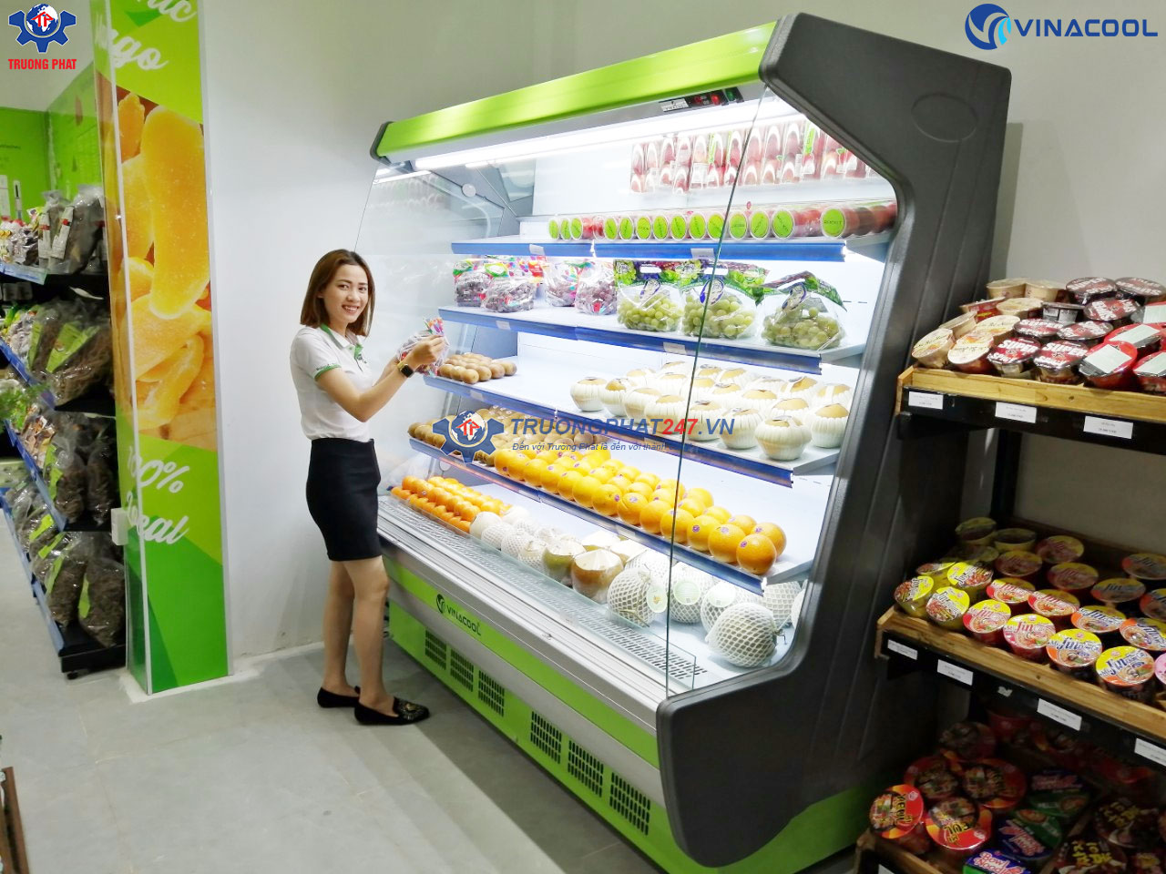 tủ siêu thị ở Sài Gòn