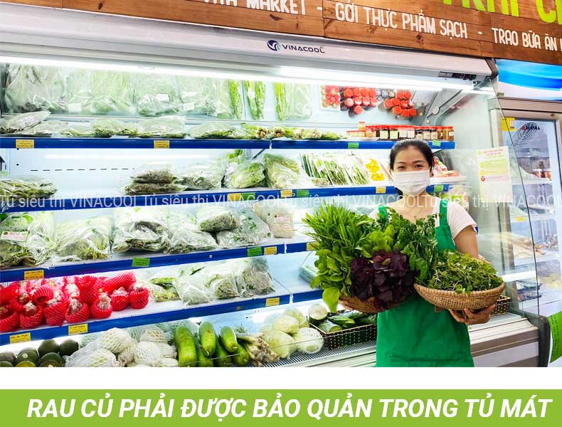 Hướng dẫn trưng bày và bảo quản rau củ trong hệ thống siêu thị